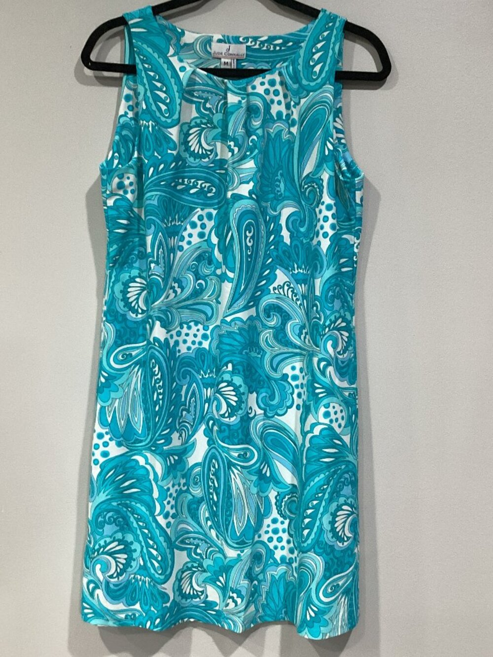 Jude Connally Blue Floral/Paisley Dress – Medium